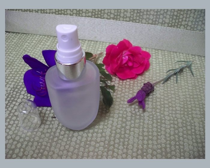 Perfume Screw On Fine Mist Silver Ring with 1.8 oz. Oval Frosted Glass Bottles EMPTY